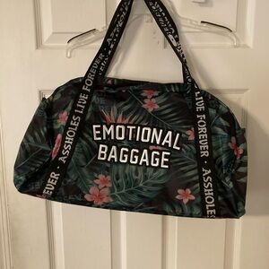 ALF Emotional Baggage Floral Travel Duffel Bag
